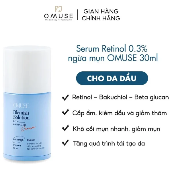 Serum-giam-mun-chua-Bakuchiol-cho-da-dau-mun-OMUSE-Blemish-Solution-Acne-Correcting-Serum-30ml